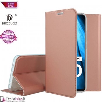 Dux Ducis dirbtinės odos viršelis - rausvas (telefonui Xiaomi Redmi 10) Dux Ducis dirbtinės odos viršelis - rausvas (telefonui Xiaomi Redmi 10)